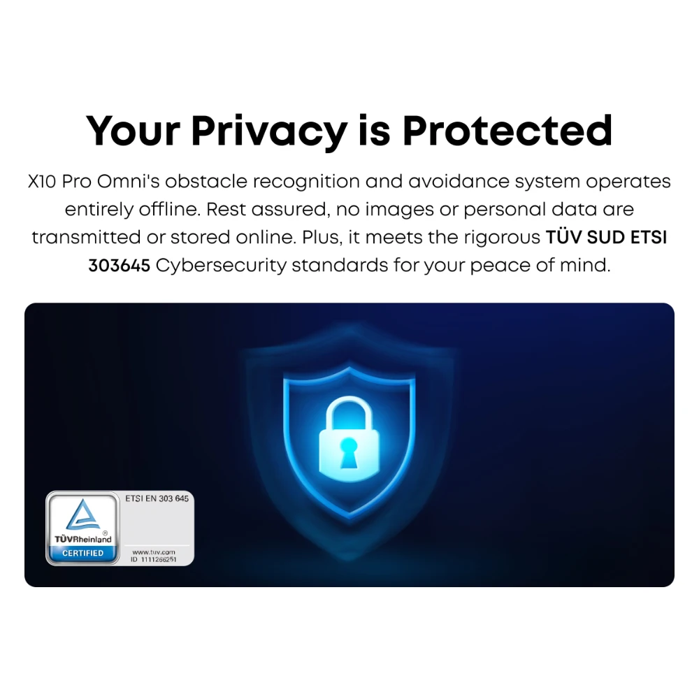 Eufy X10 Pro Omni Robot Vac Vacuum Cleaner and Mop Ultimate Bundle - White | T2351221