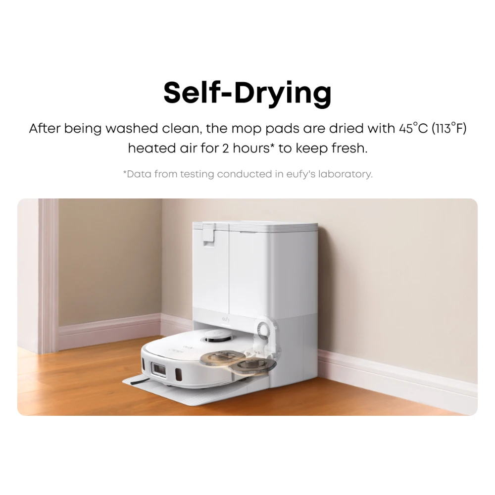 Eufy X10 Pro Omni Robot Vac Vacuum Cleaner and Mop Ultimate Bundle - White | T2351221