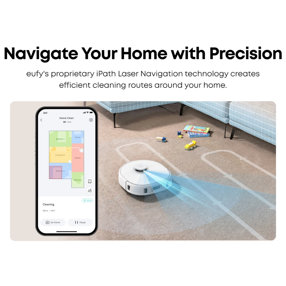 Eufy X10 Pro Omni Robot Vac Vacuum Cleaner and Mop Ultimate Bundle - White | T2351221
