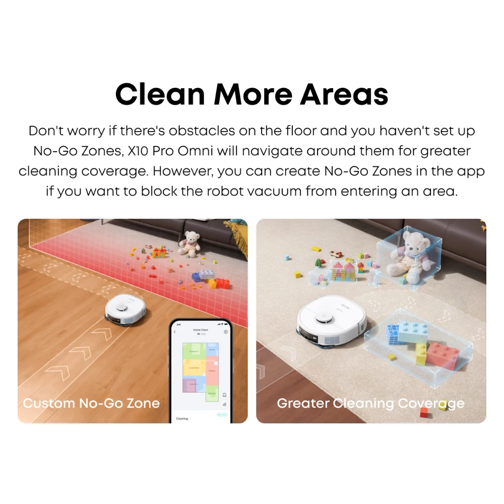 Eufy X10 Pro Omni Robot Vac Vacuum Cleaner and Mop Ultimate Bundle - White | T2351221