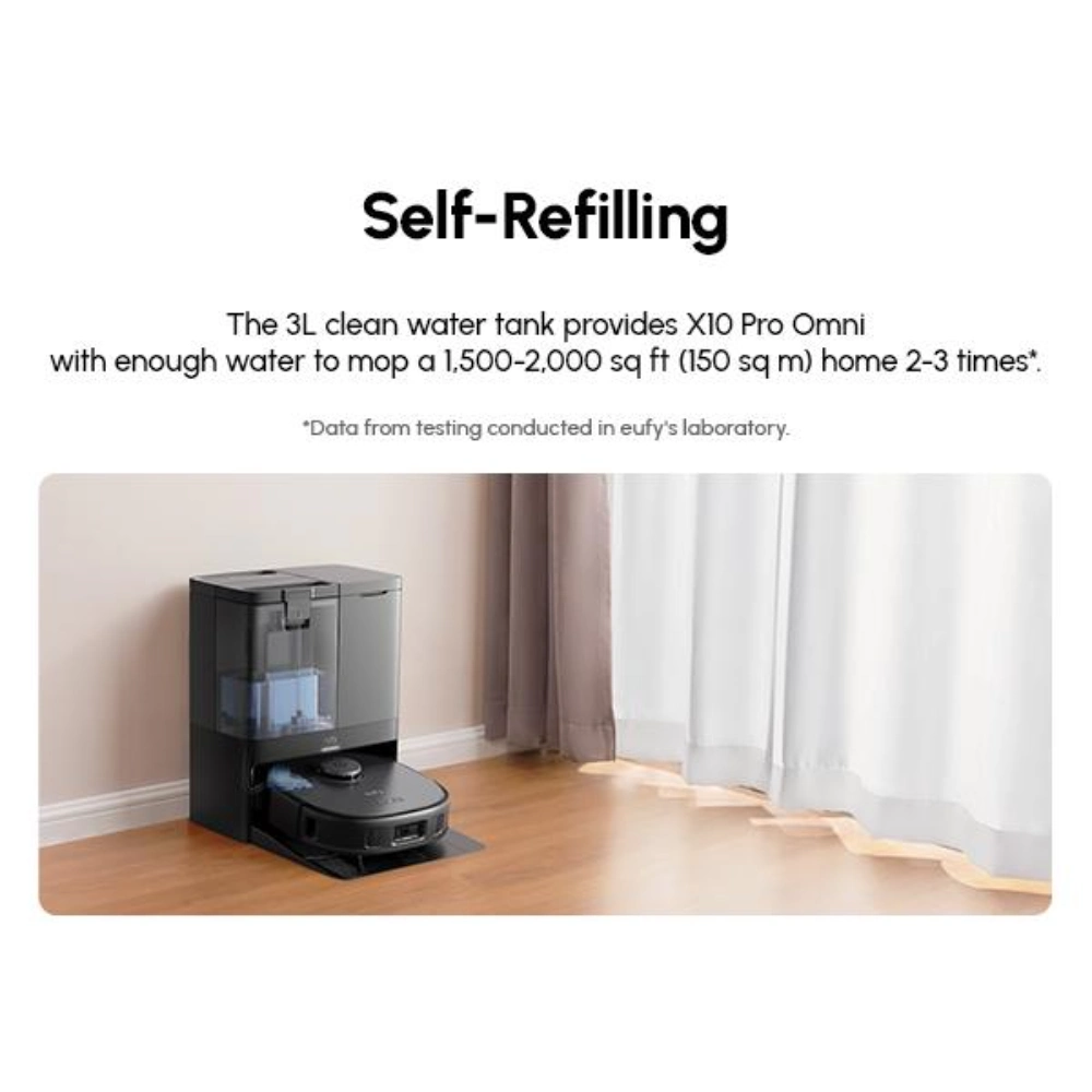 Eufy X10 Omni Pro Robot Vac Vacuum and Mop | T2351V11