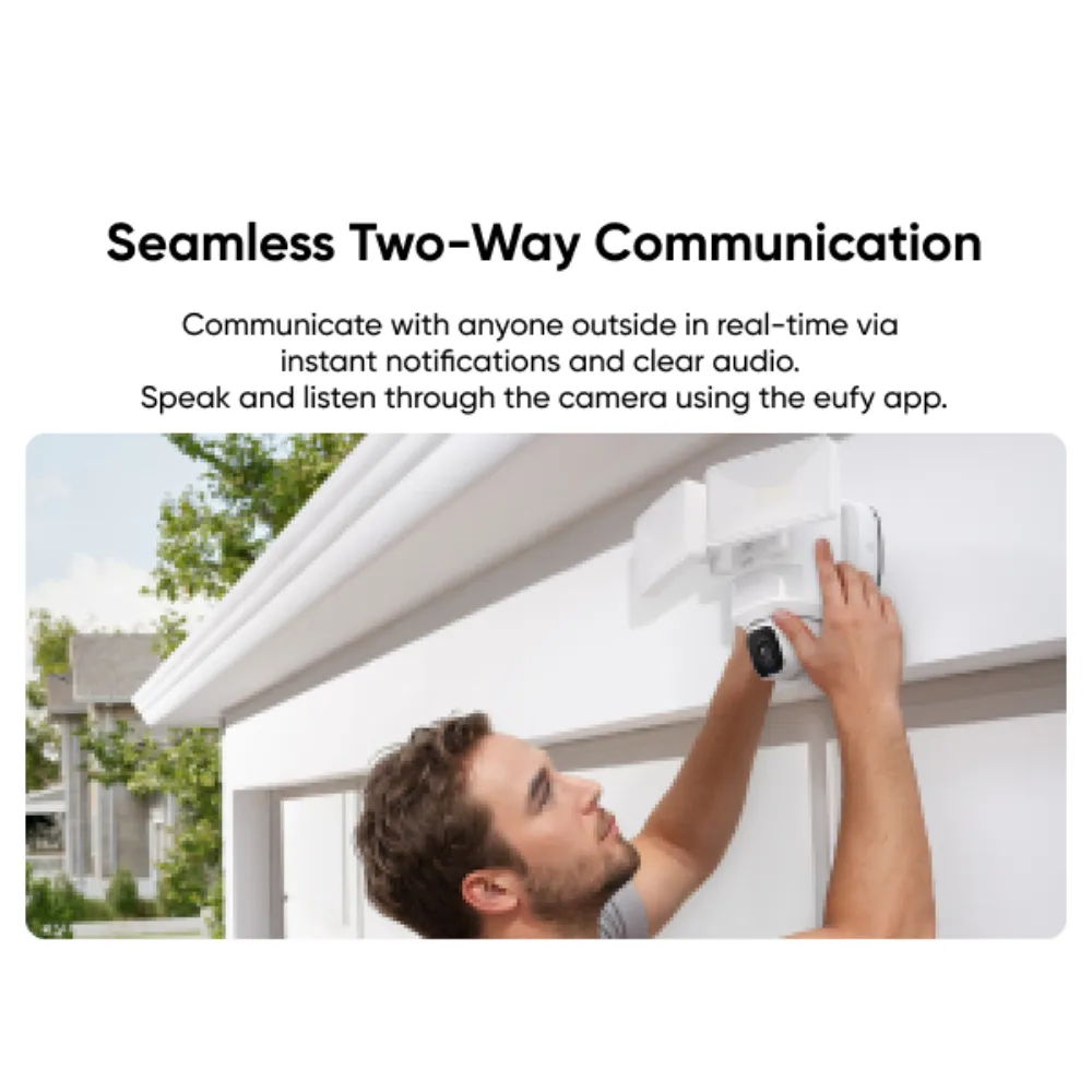 Eufy Security Floodlight Camera with Pan and Tilt E30 | T8426321