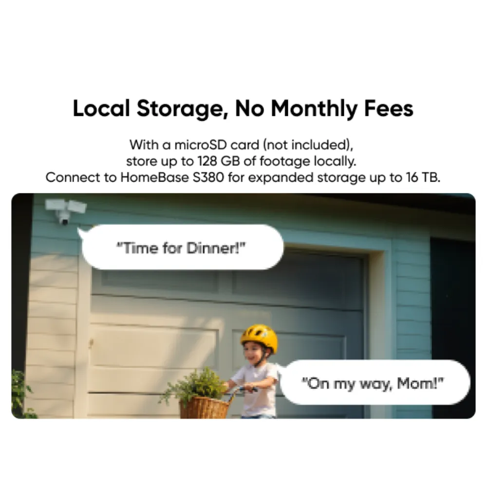 Eufy Security Floodlight Camera with Pan and Tilt E30 | T8426321