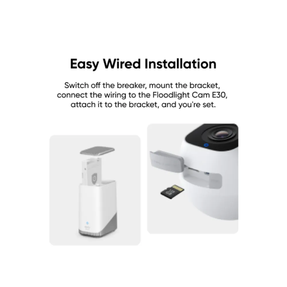 Eufy Security Floodlight Camera with Pan and Tilt E30 | T8426321