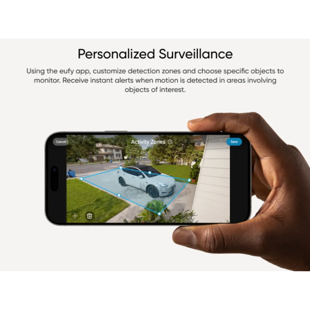 Eufy Security Floodlight Camera with Pan and Tilt E30 | T8426321