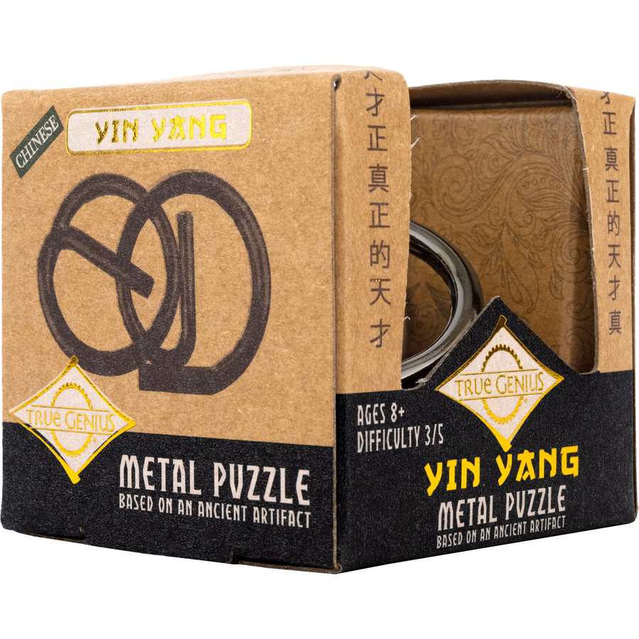 True Genius Ying Yang Brainteaser Puzzle