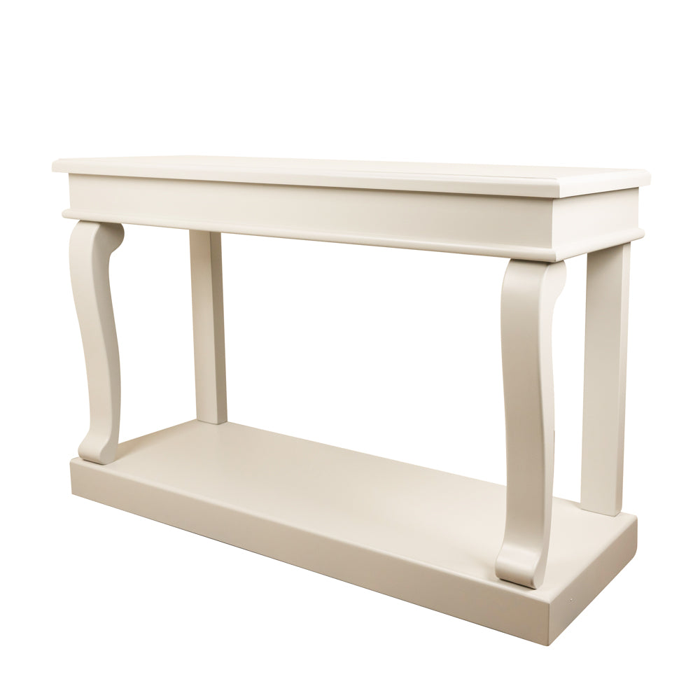 Tara Lane Scroll Console Table 130cm - Ivory | TL5816