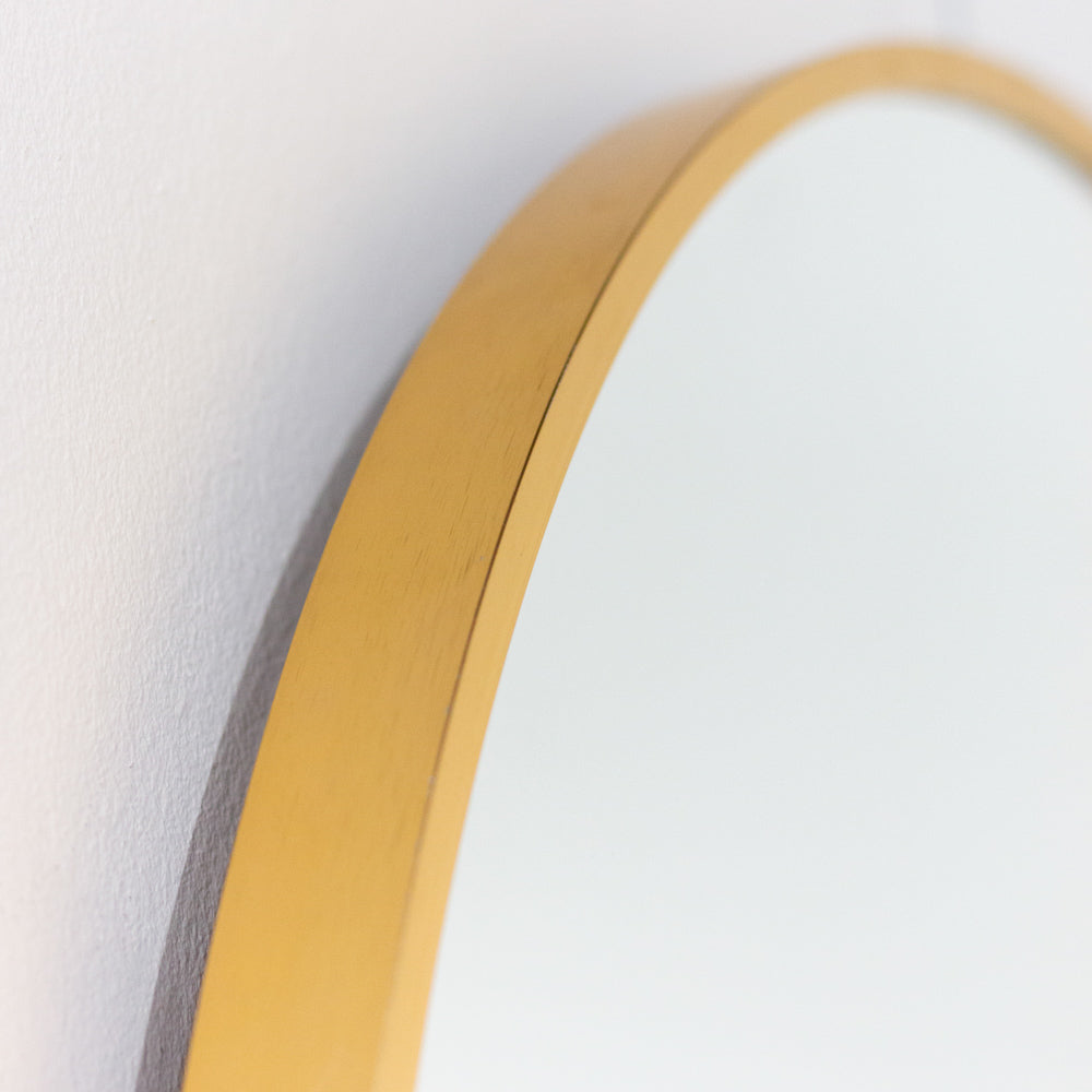 Tara Lane Modena Round Wall Mirror 60cm - Gold | TL6038