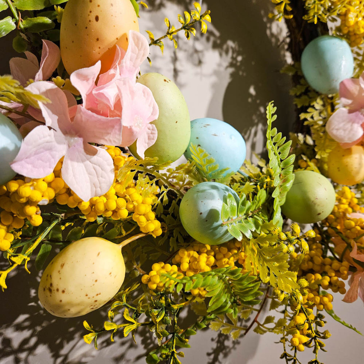 Tara Lane Easter Floral Wreath with Eggs 50cm | TL6804