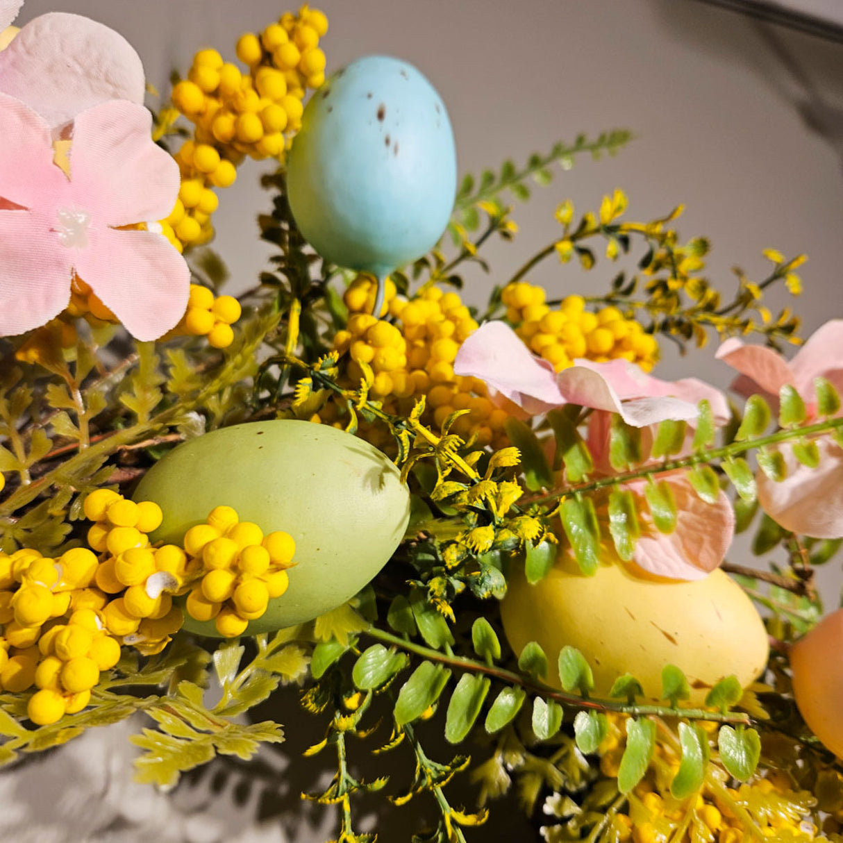 Tara Lane Easter Floral Wreath with Eggs 50cm | TL6804