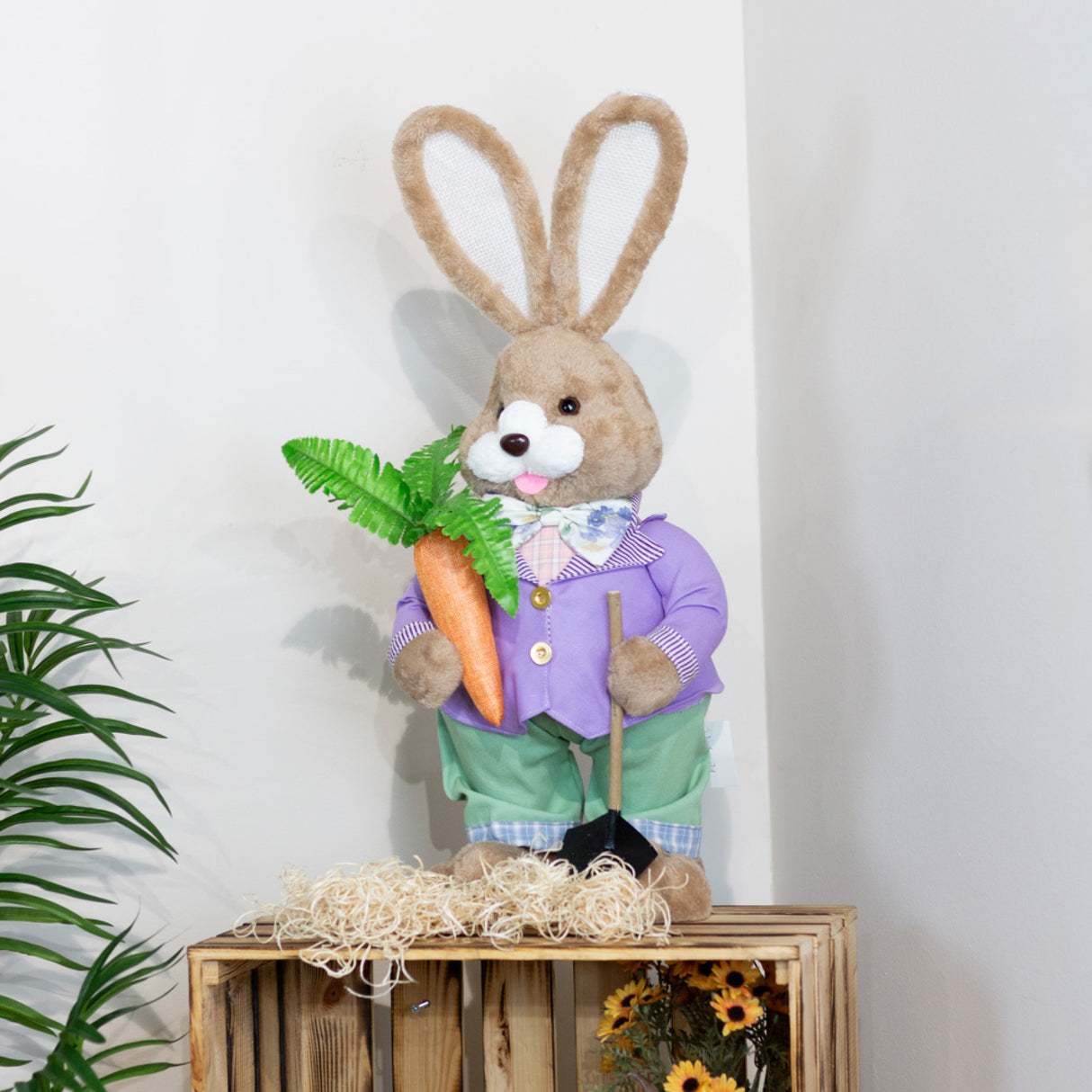 Tara Lane Easter Bunny with Carrot Boy 65cm | TL6808