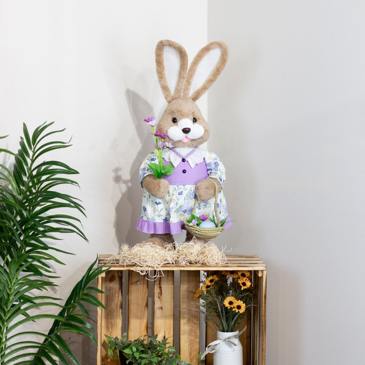 Tara Lane Easter Bunny with Basket Girl 65cm | TL6809