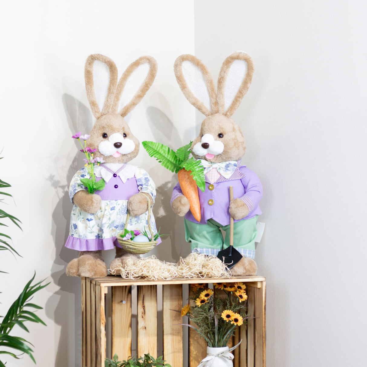 Tara Lane Easter Bunny with Basket Girl 65cm | TL6809