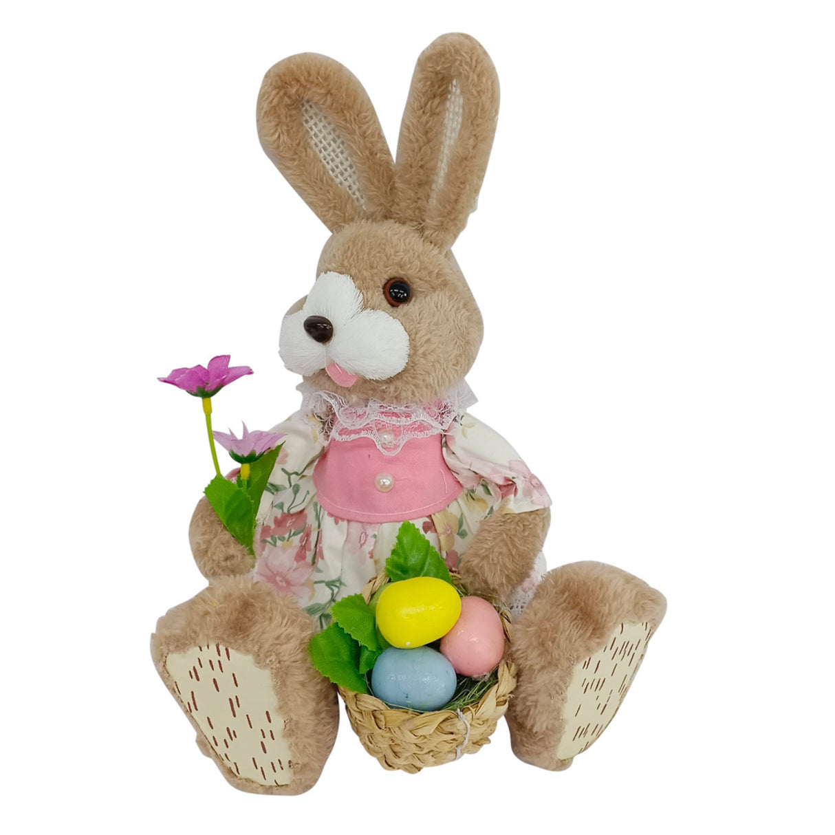Tara Lane Easter Bunny Sitting with Basket Girl 23cm | TL6813