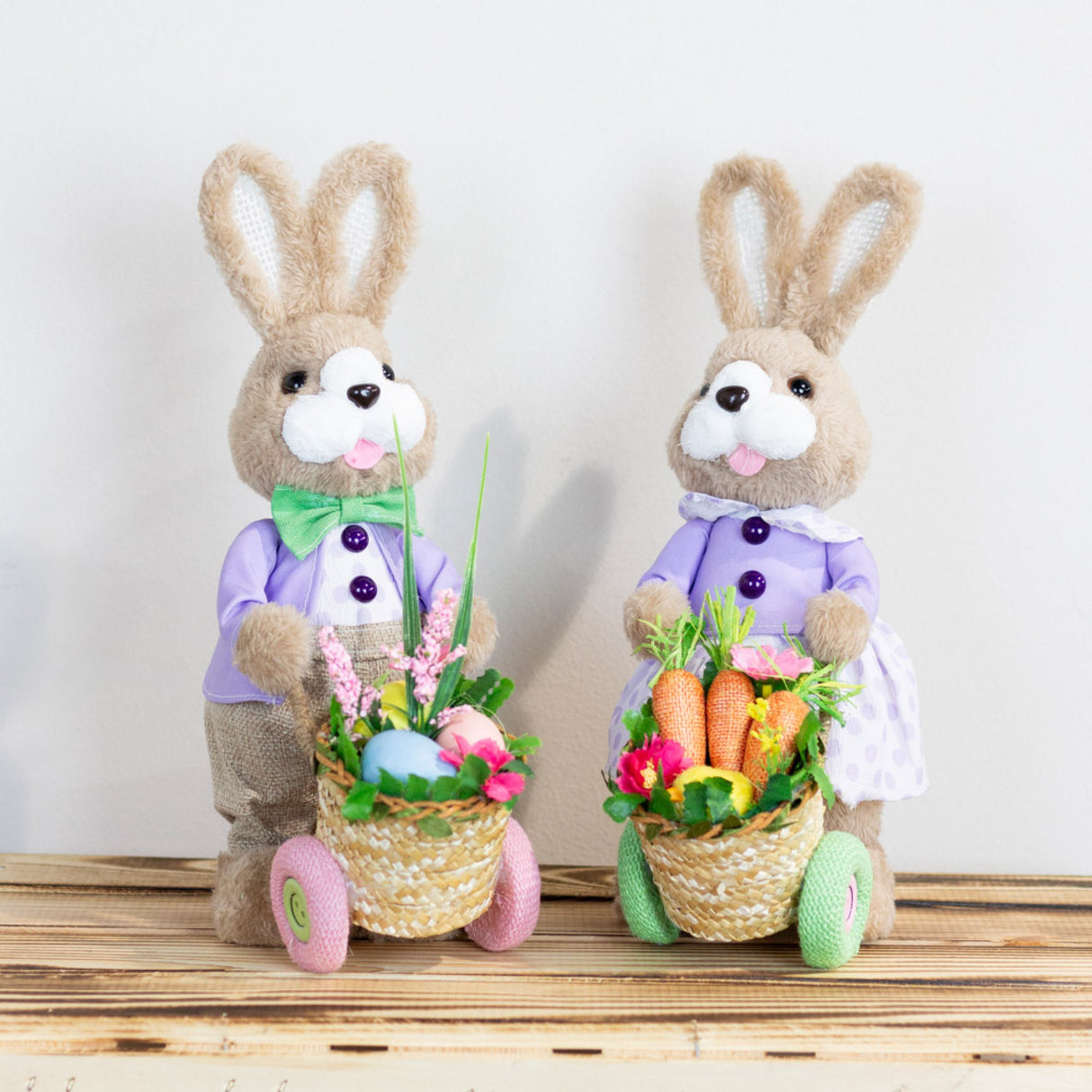 Tara Lane Easter Bunny with Cart Girl 30cm | TL6817