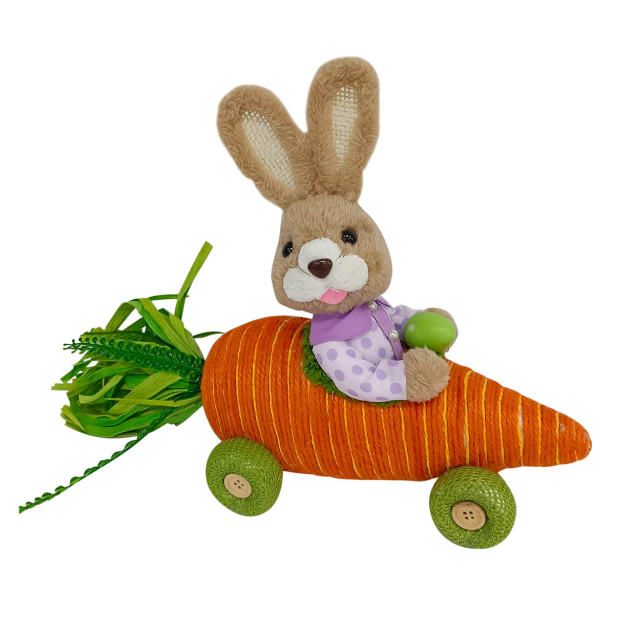 Tara Lane Easter Bunny in Carrot Racing Car | TL6819