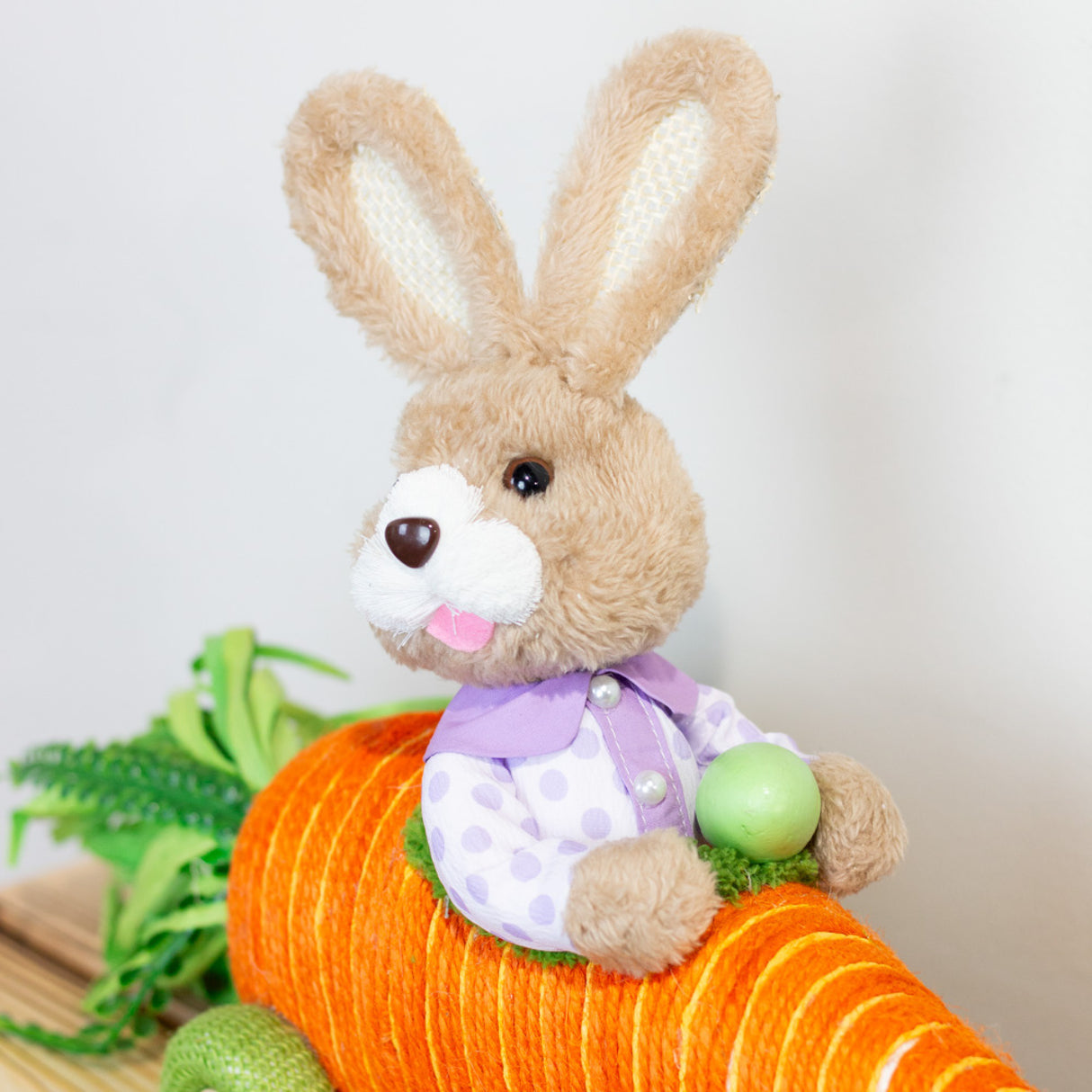 Tara Lane Easter Bunny in Carrot Racing Car | TL6819