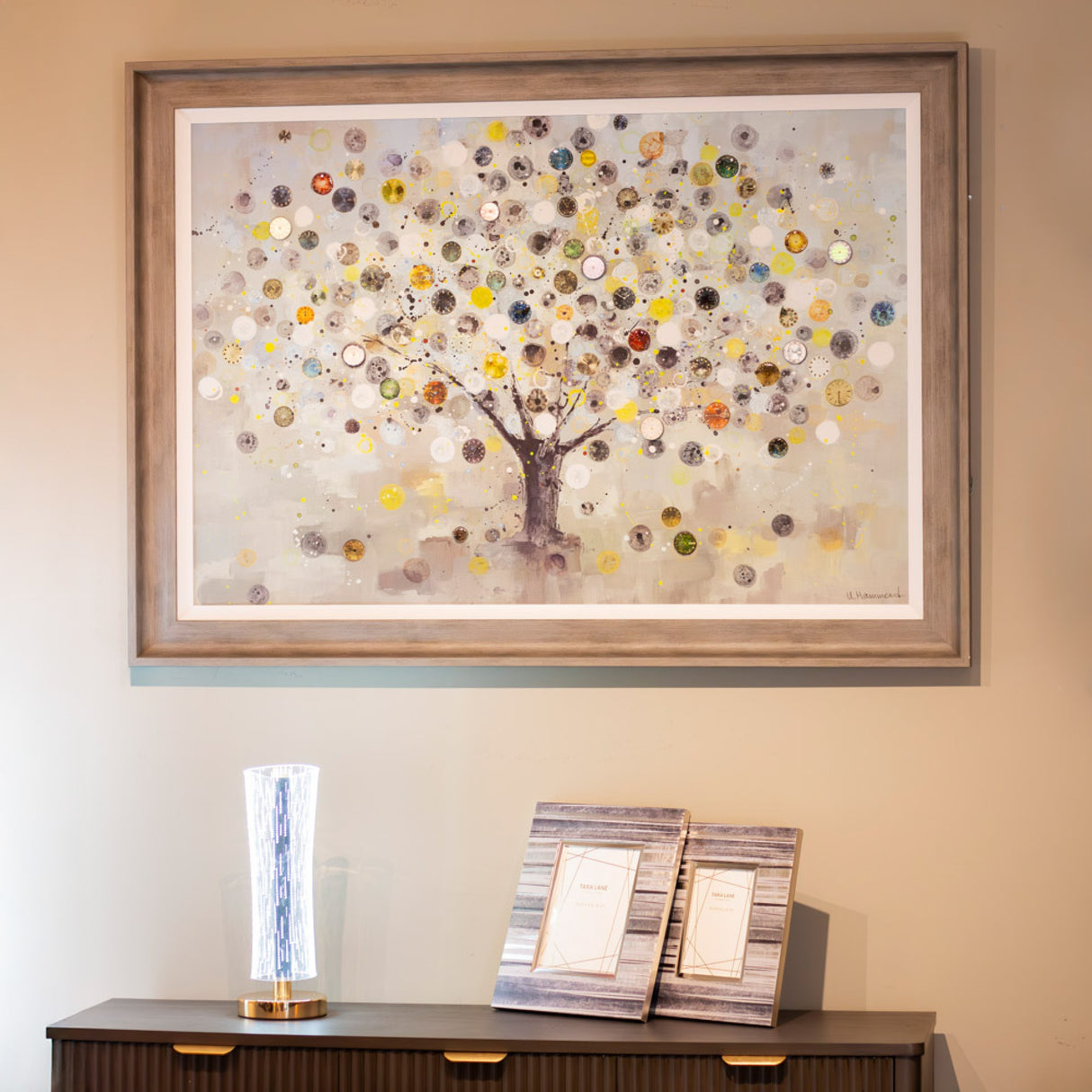 Tara Lane Framed Picture Print 3D Watch Tree 115cm x 83cm | TL6848