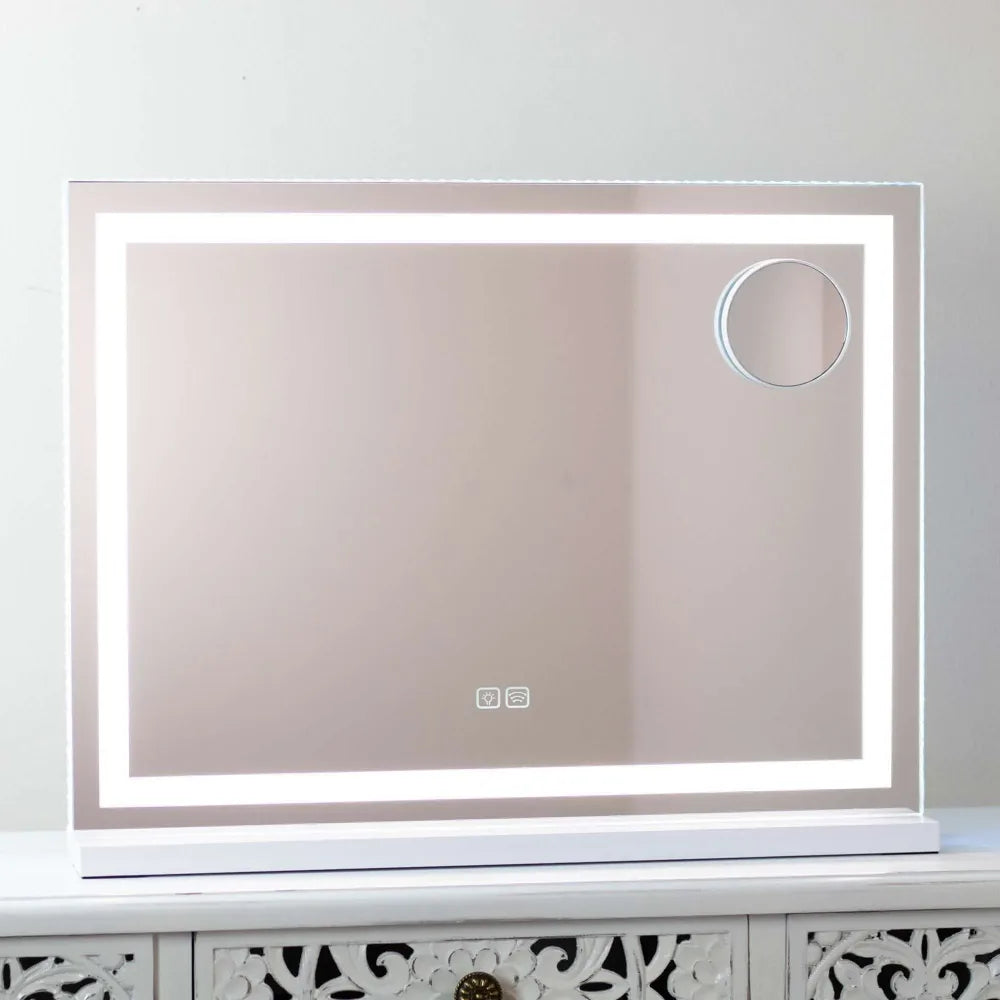 Tara Lane Hollywood RGB Strip Rectangular Mirror 58cm x 43cm | TL6864