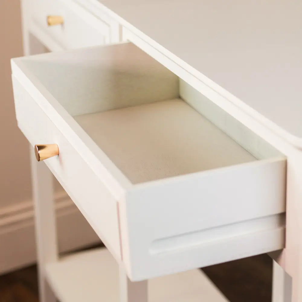 Tara Lane Carson 2 Drawer Console Table Large - Cream | TL6882