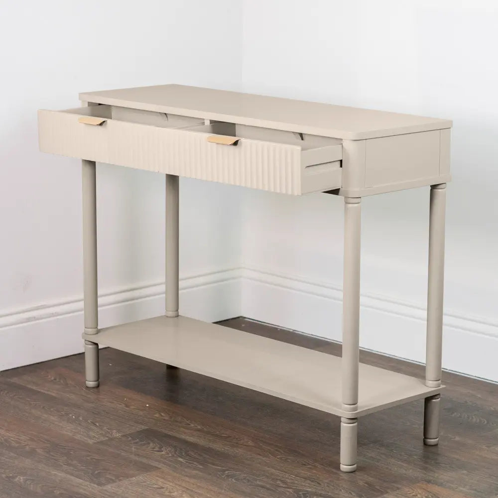 Tara Lane Parson 2 Drawer Console Table - Oyster | TL6888