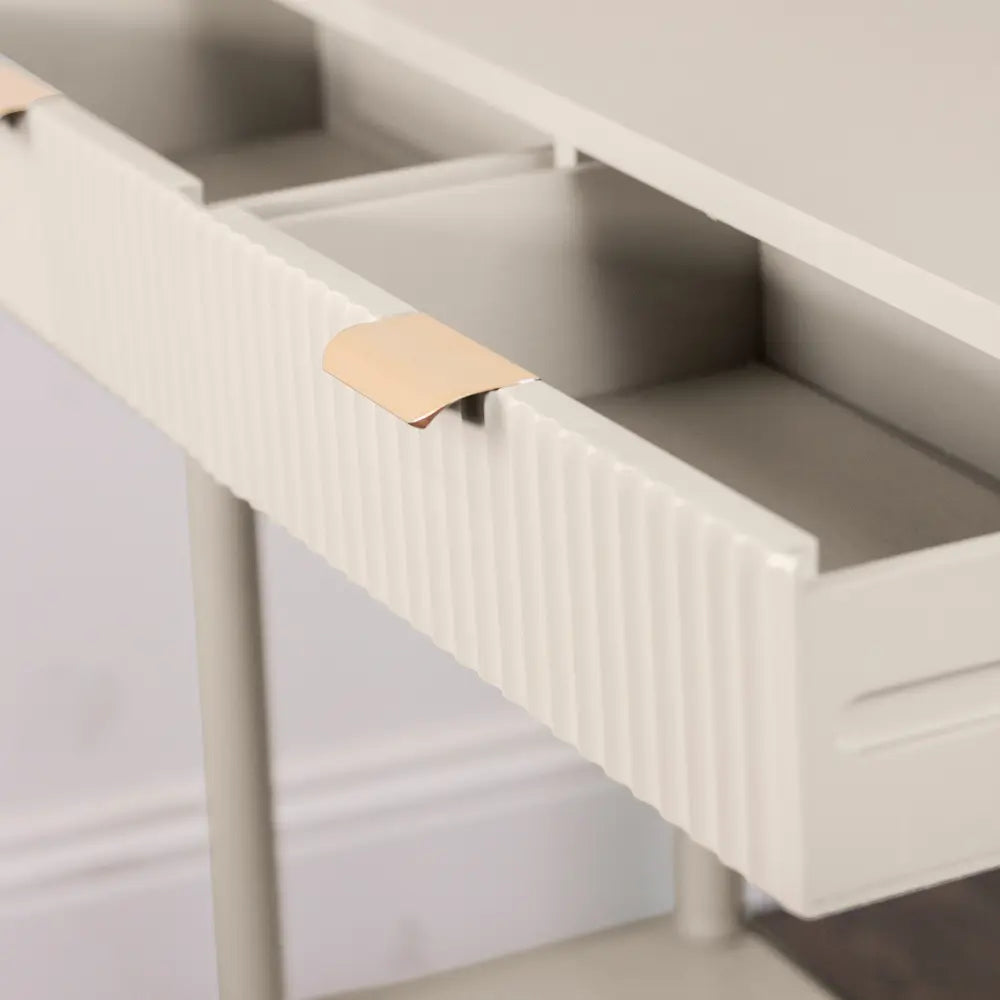 Tara Lane Parson 2 Drawer Console Table - Oyster | TL6888