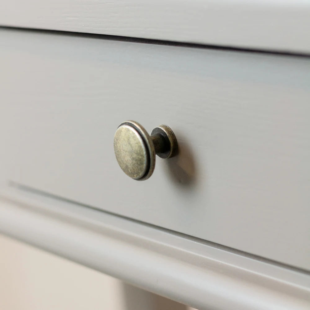 Tara Lane Scroll Console Table 90cm with Drawer - Mink | TL6894