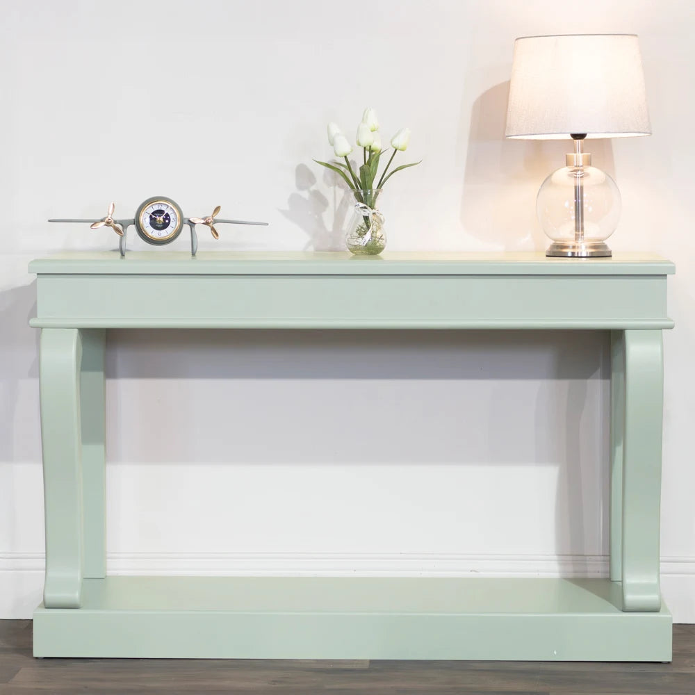 Tara Lane Scroll Console Table 130cm - Sage | TL6898