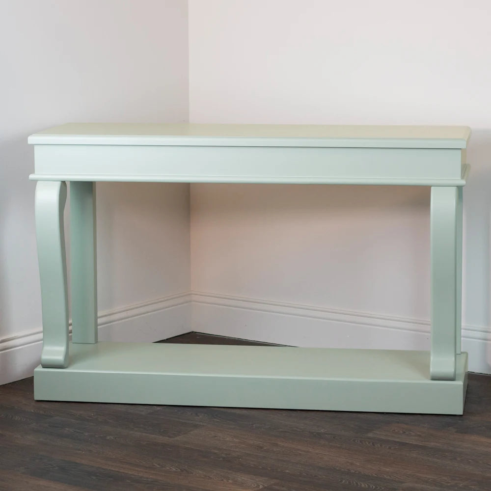 Tara Lane Scroll Console Table 130cm - Sage | TL6898