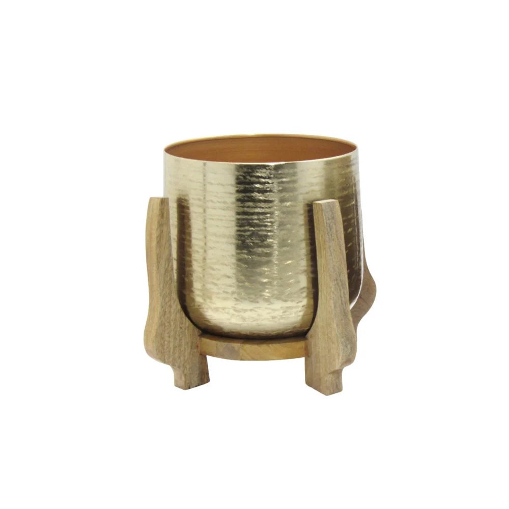 Tara Lane Chandra Planters with Mango Stand Set of 2 | TL6932