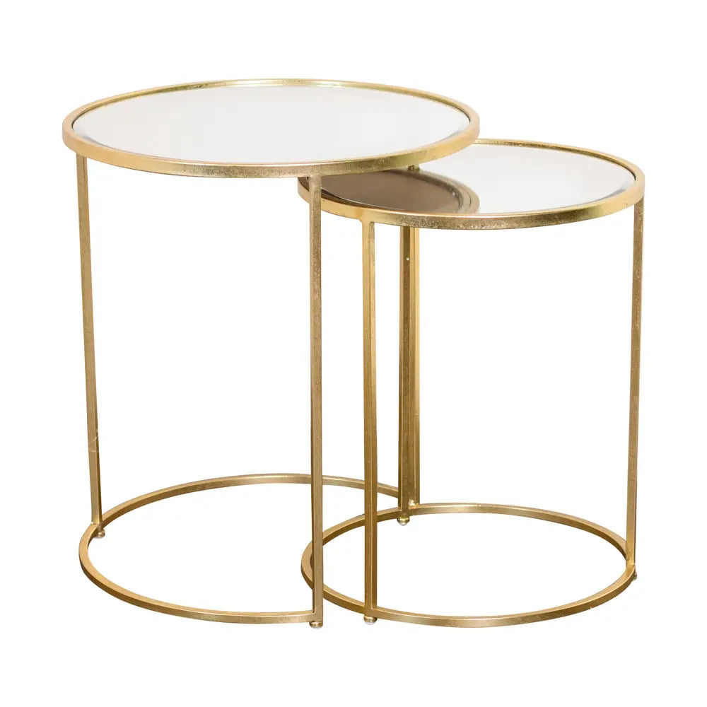 Tara Lane Avery Side Tables Set of 2 - Gold | TL6980