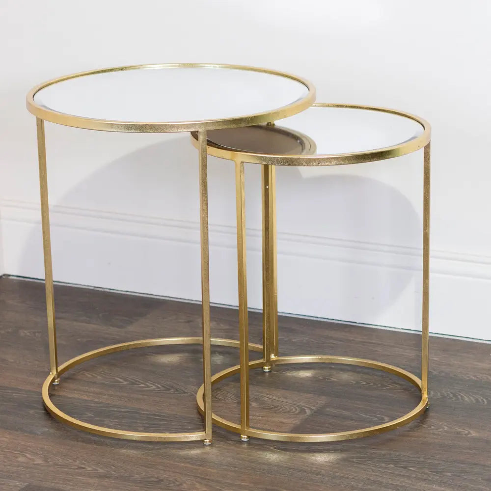 Tara Lane Avery Side Tables Set of 2 - Gold | TL6980