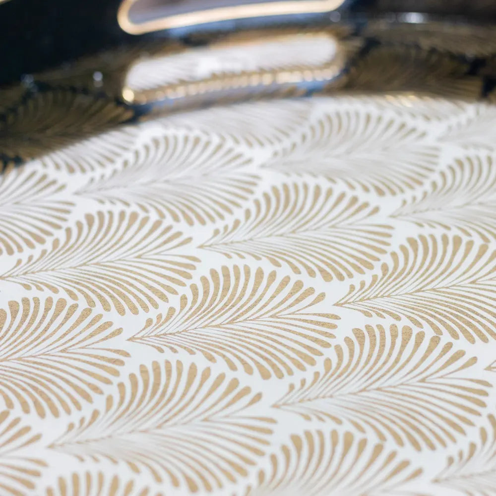 Tara Lane Bruna Tray Tables Set of 2 - Black / Gold | TL6982