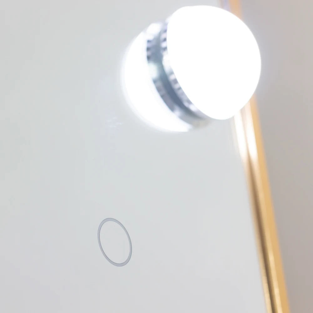 Tara lane Modena Cheval Arch LED Mirror 160cm x 50cm - Gold | TL7009