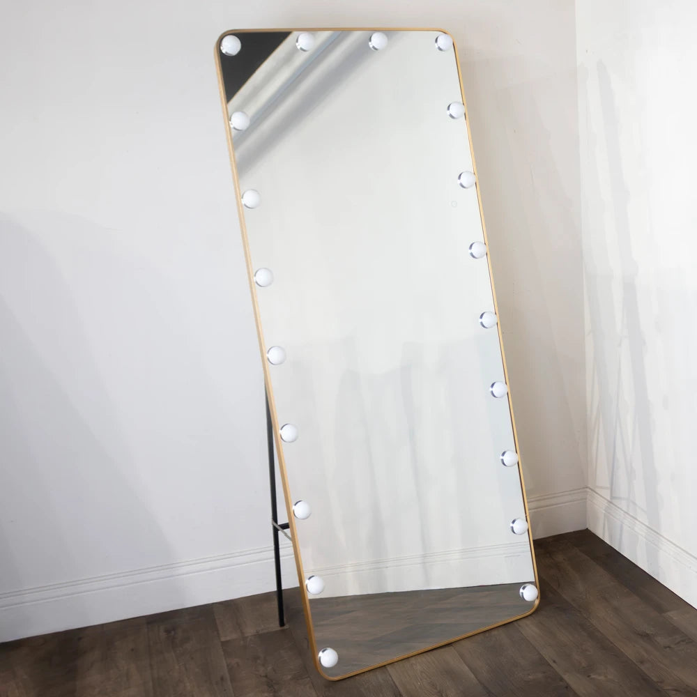 Tara Lane Modena Cheval LED Mirror 170cm x 70cm - Gold | TL7011