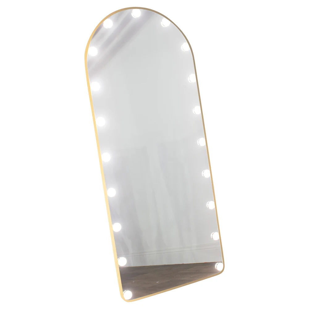 Tara Lane Modena Cheval Arch LED Mirror 170cm x 70cm - Gold | TL7013