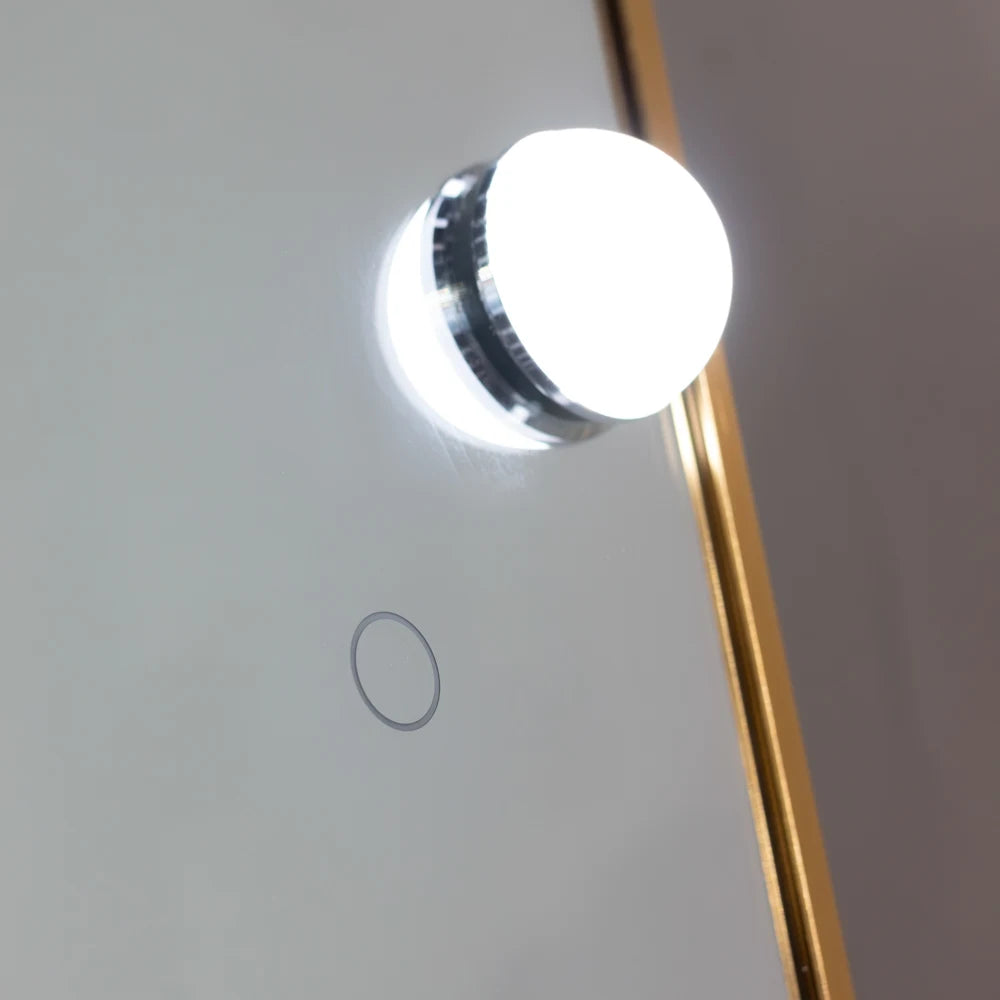 Tara Lane Modena Cheval Arch LED Mirror 170cm x 70cm - Gold | TL7013