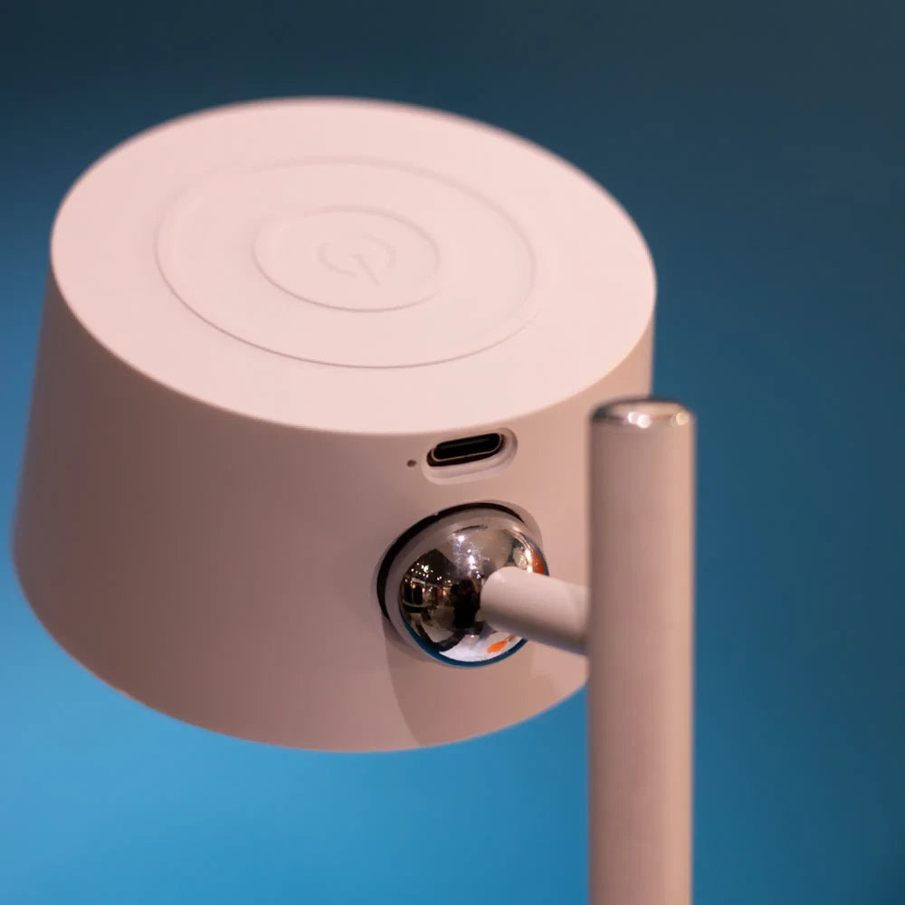 Tara Lane Cosmo USB Rechargable Table Lamp - White | TL7053