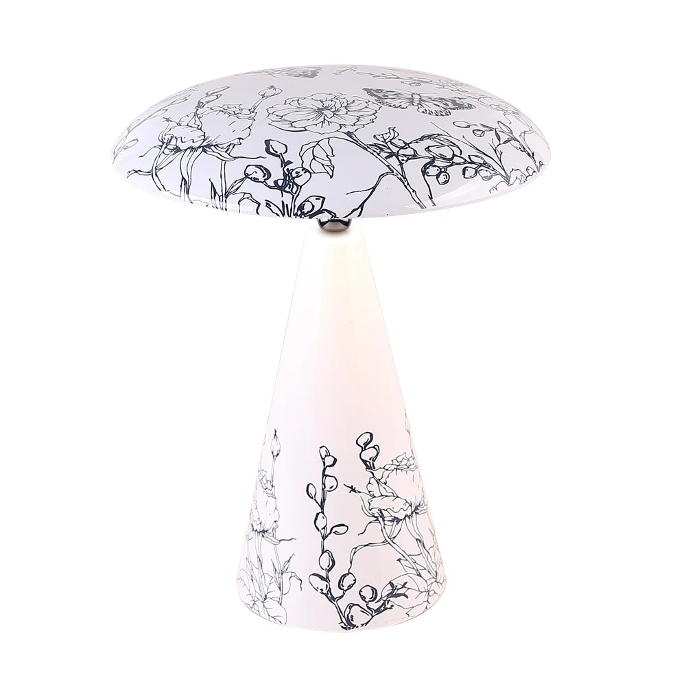 Tara Lane Neo USB Rechargable Table Lamp - Floral White | TL7055
