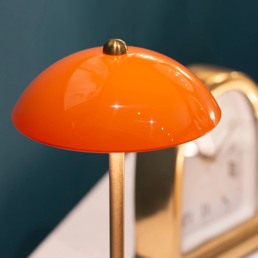 Tara Lane Apollo USB Rechargable Table Lamp - Orange | TL7056
