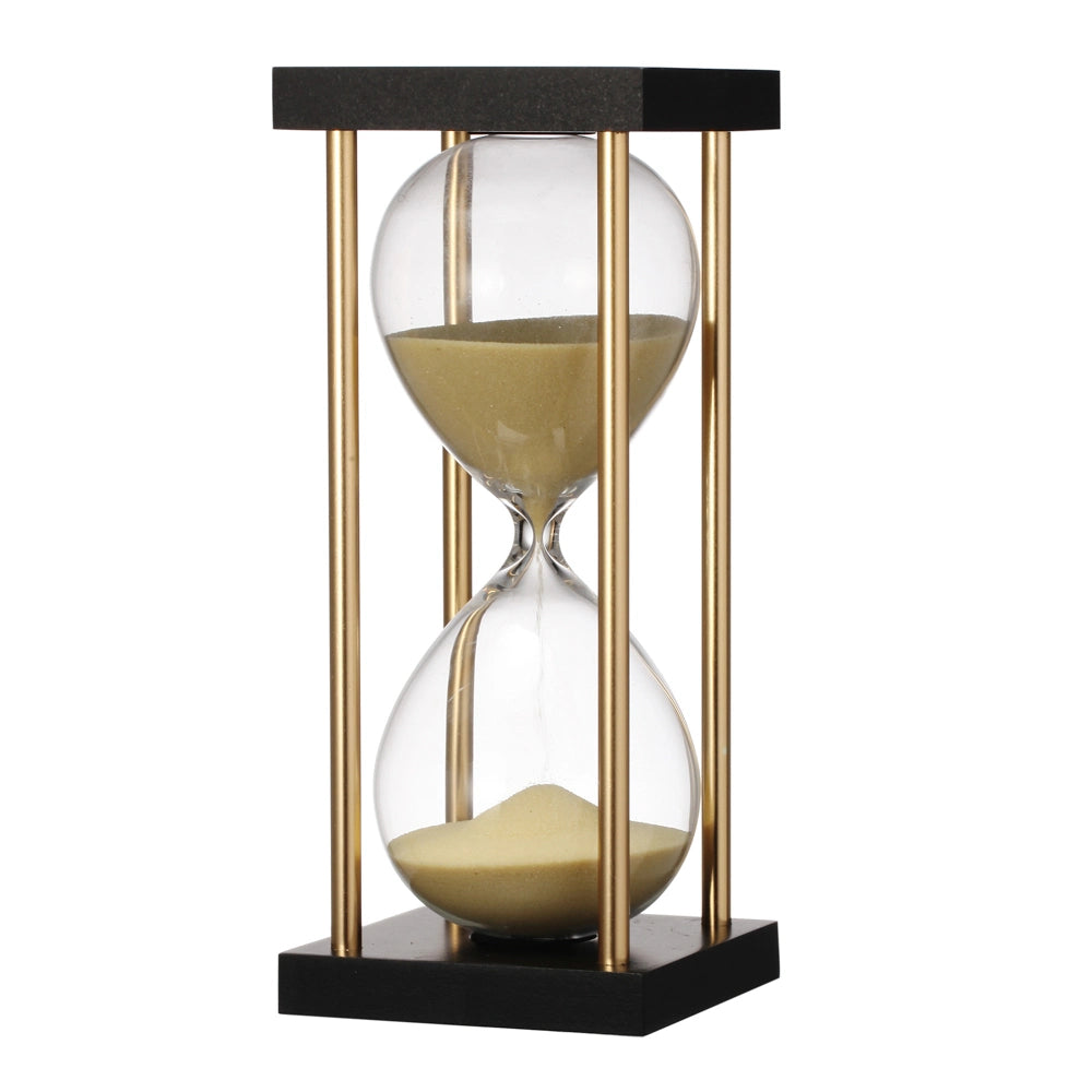 Tara Lane Decorative Hourglass in Stand 17.5cm 15 Minutes - Tan 