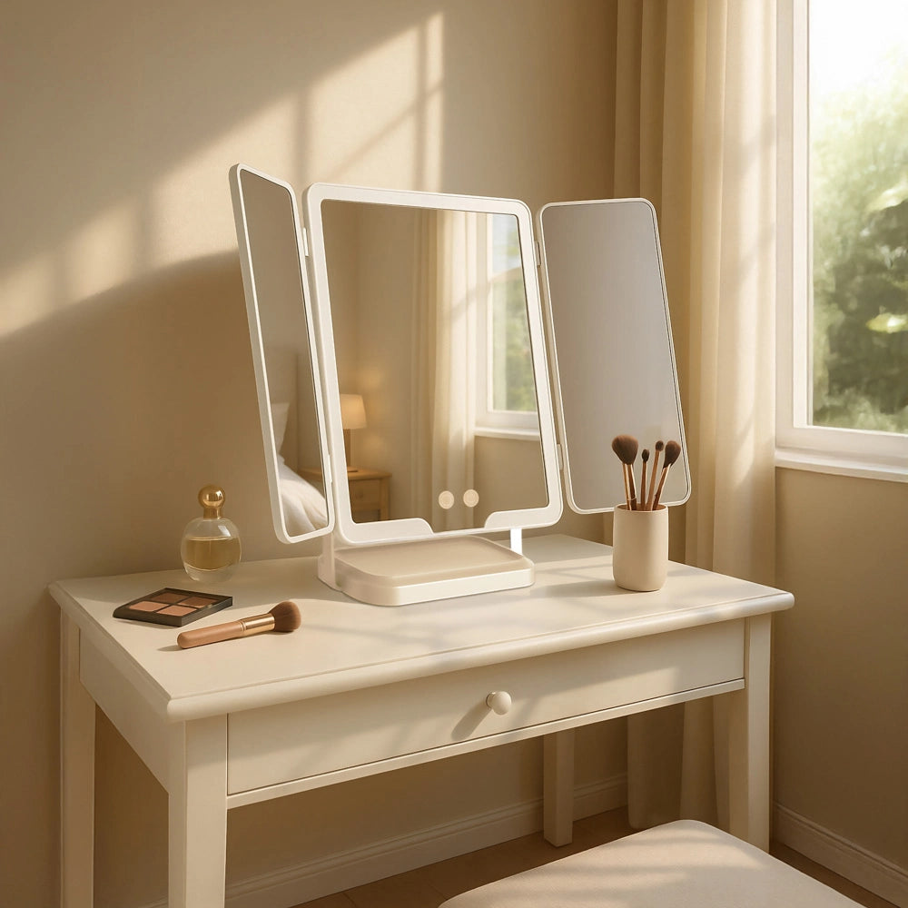 Tara Lane Hollywood Rechargeable Folding Portable Vanity Mirror | TL7196