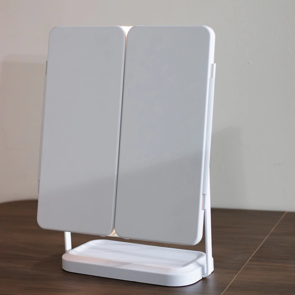 Tara Lane Hollywood Rechargeable Folding Portable Vanity Mirror | TL7196