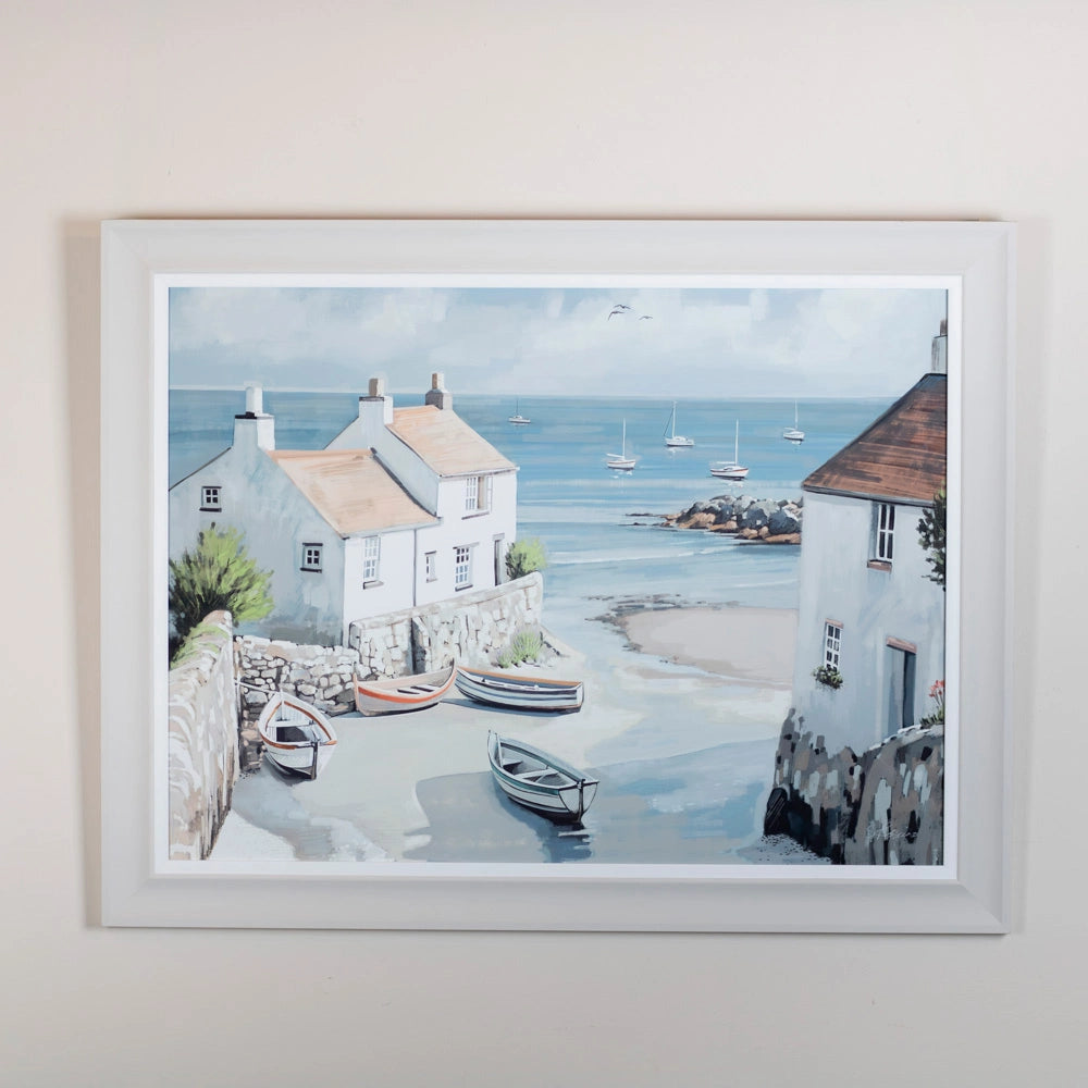 Tara Lane Framed Print 90cm x 70cm - Calm Cove | TL7202