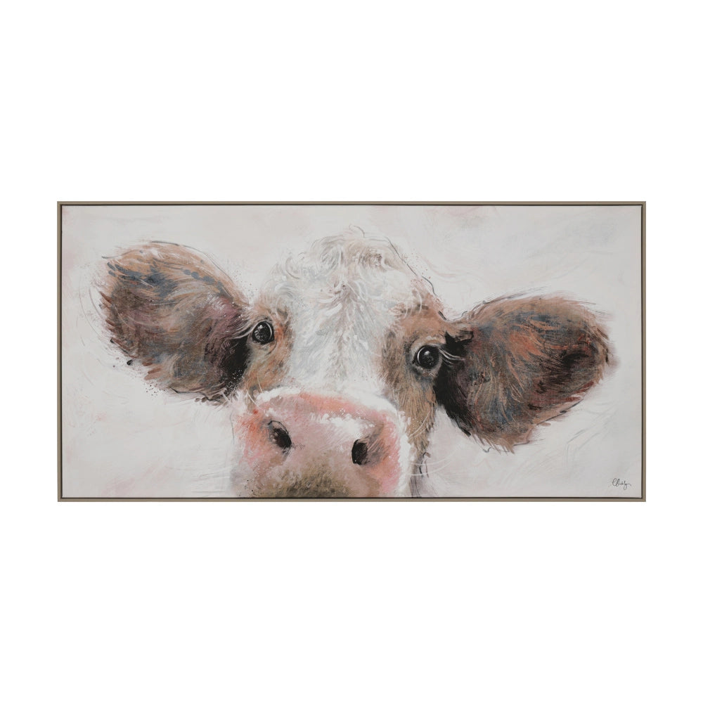 Tara Lane Framed Canvas 101cm x 52cm - Jethrow the Cow | TL7203