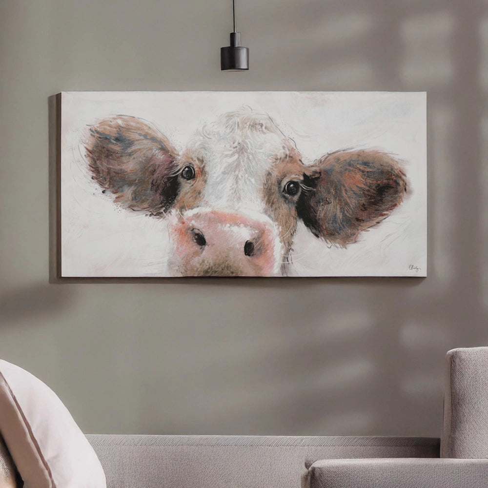 Tara Lane Framed Canvas 101cm x 52cm - Jethrow the Cow | TL7203