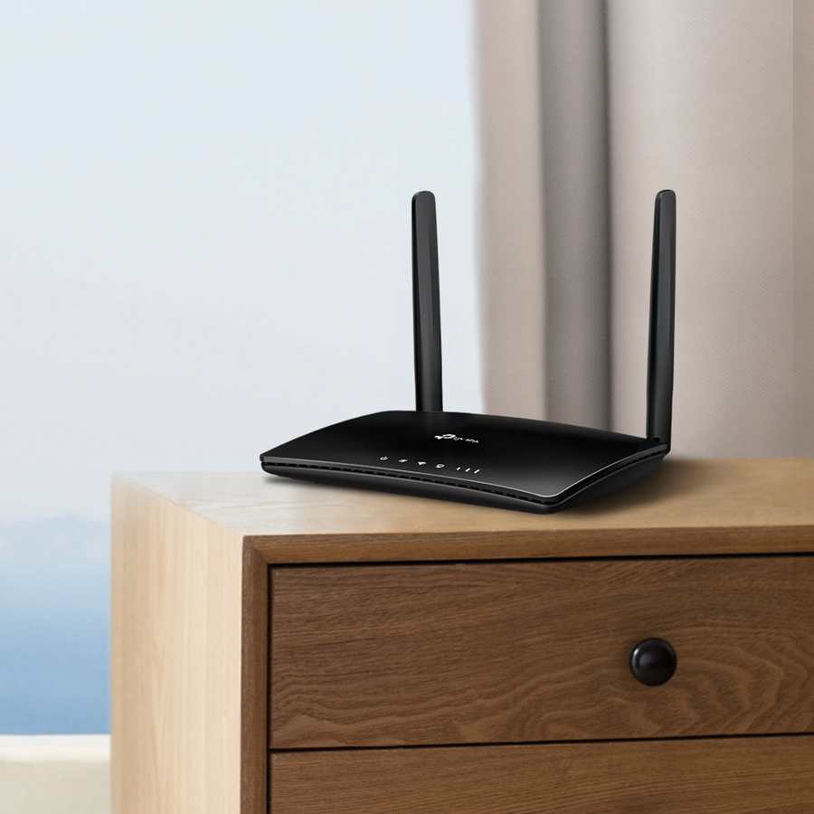 TP-Link 4G LTE Wireless Router - Black | TL-MR6400