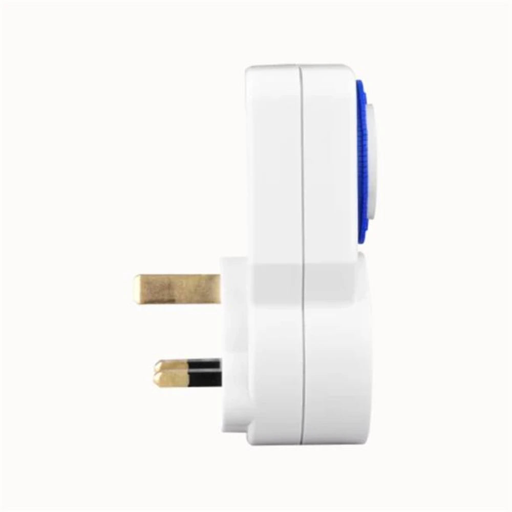 Masterplug 24 Hours Mechanical Timer Adaptor 3 Pack - White | TMS24/3-MP