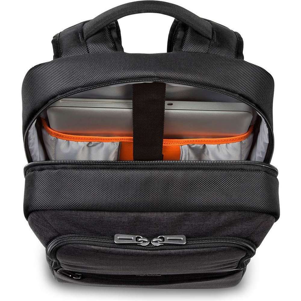 Targus CitySmart Essentials 15.6 Inch Backpack Notebook Laptop Bag - Black / Grey | TSB911EU