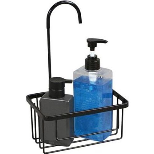Tema Single Hook Wire Basket Caddy for Shower - Black | TWWHSCB